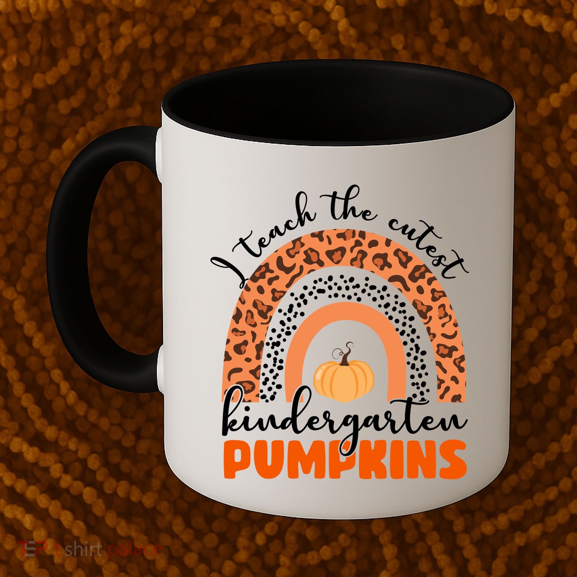 I Teach The Cutest Kindergarten Pumpkins Coffee Mug