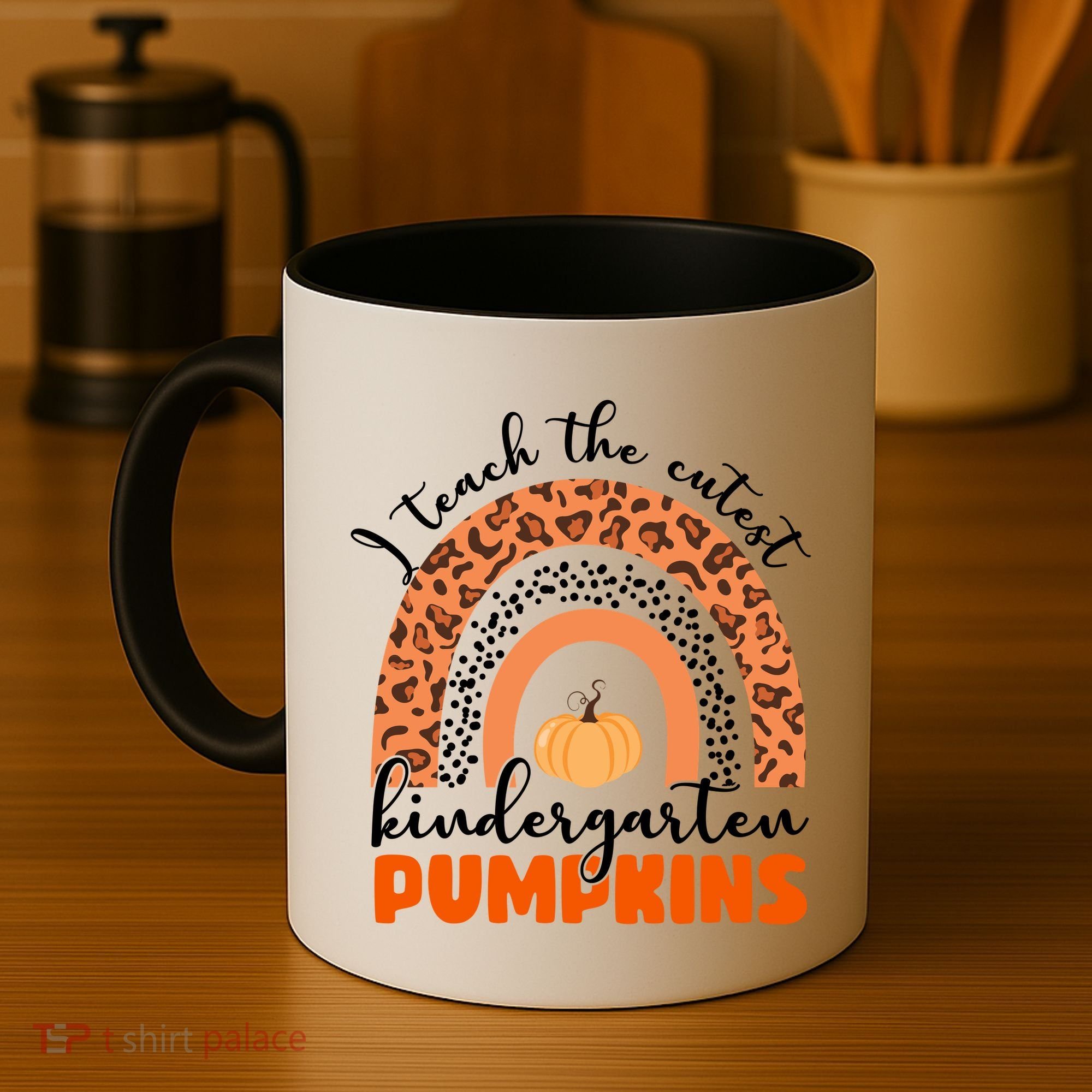 I Teach The Cutest Kindergarten Pumpkins Coffee Mug