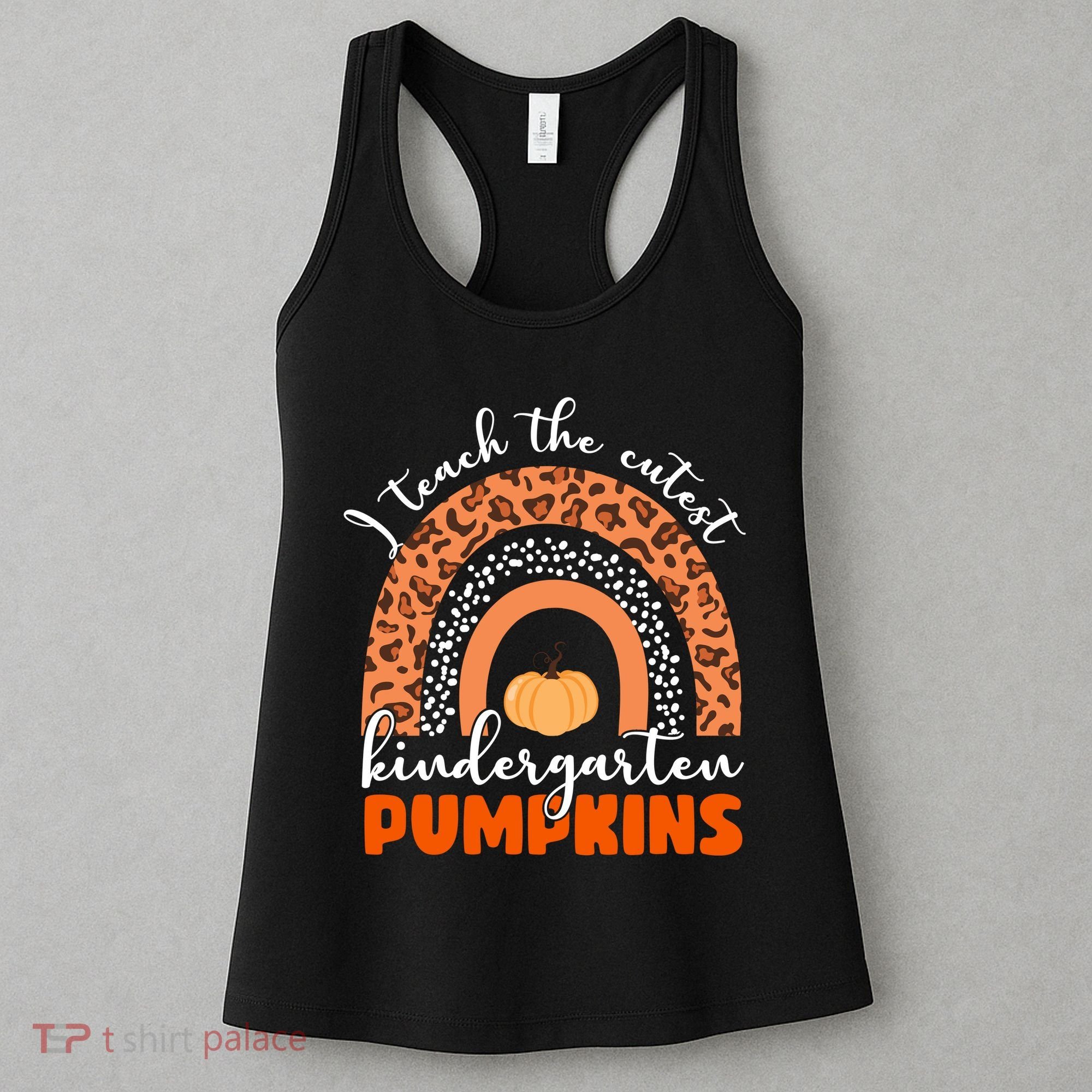 I Teach The Cutest Kindergarten Pumpkins Women's Tank Top