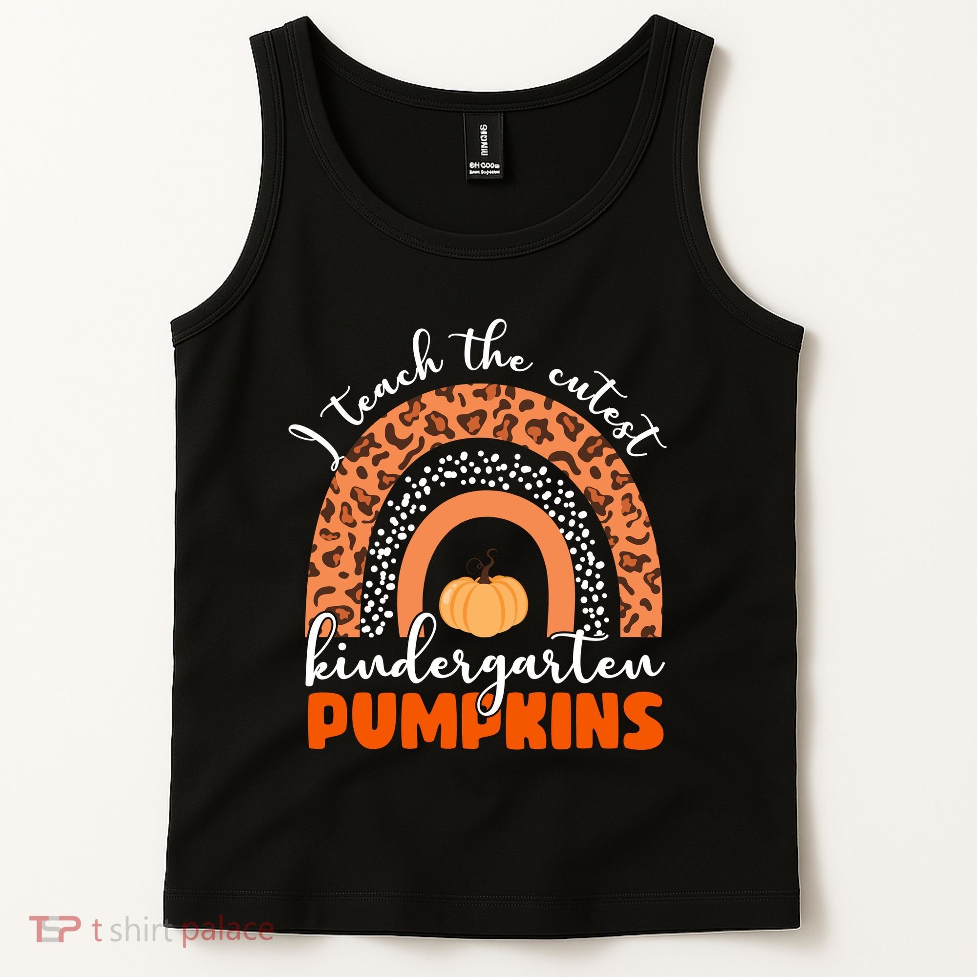 I Teach The Cutest Kindergarten Pumpkins Tank Top