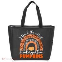 I Teach The Cutest Kindergarten Pumpkins Tote Bag thumb 0