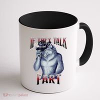 If They Talk Behind Yo Back Fart Funny Wolf Sayings Coffee Mug thumb 1