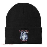 If They Talk Behind Yo Back Fart Funny Wolf Sayings Beanie thumb 0