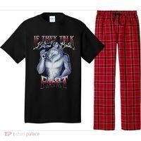 If They Talk Behind Yo Back Fart Funny Wolf Sayings Pajama Set thumb 0