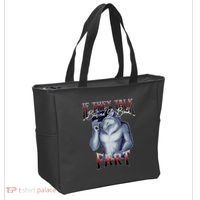 If They Talk Behind Yo Back Fart Funny Wolf Sayings Tote Bag thumb 2