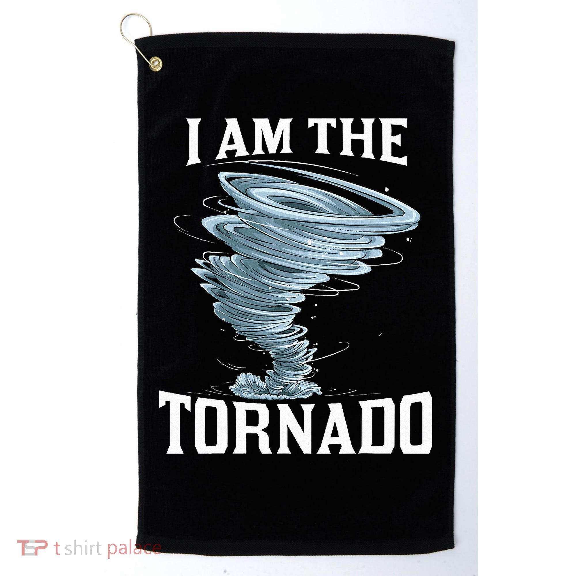 IM The Tornado Storm Twister Meteorologist Golf Towel
