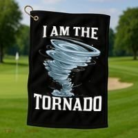 IM The Tornado Storm Twister Meteorologist Golf Towel thumb 1