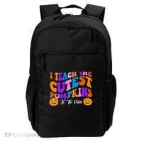 I Teach The Cutest Pumpkins In The Patch Halloween Teacher Backpack thumb 0