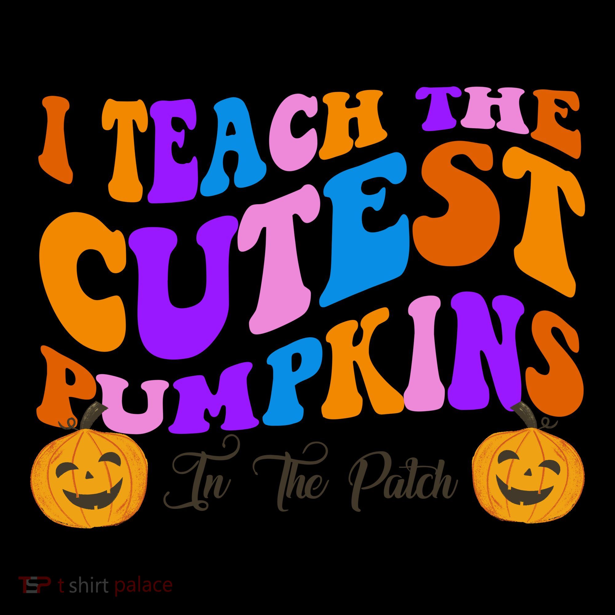I Teach The Cutest Pumpkins In The Patch Halloween Teacher Coffee Mug