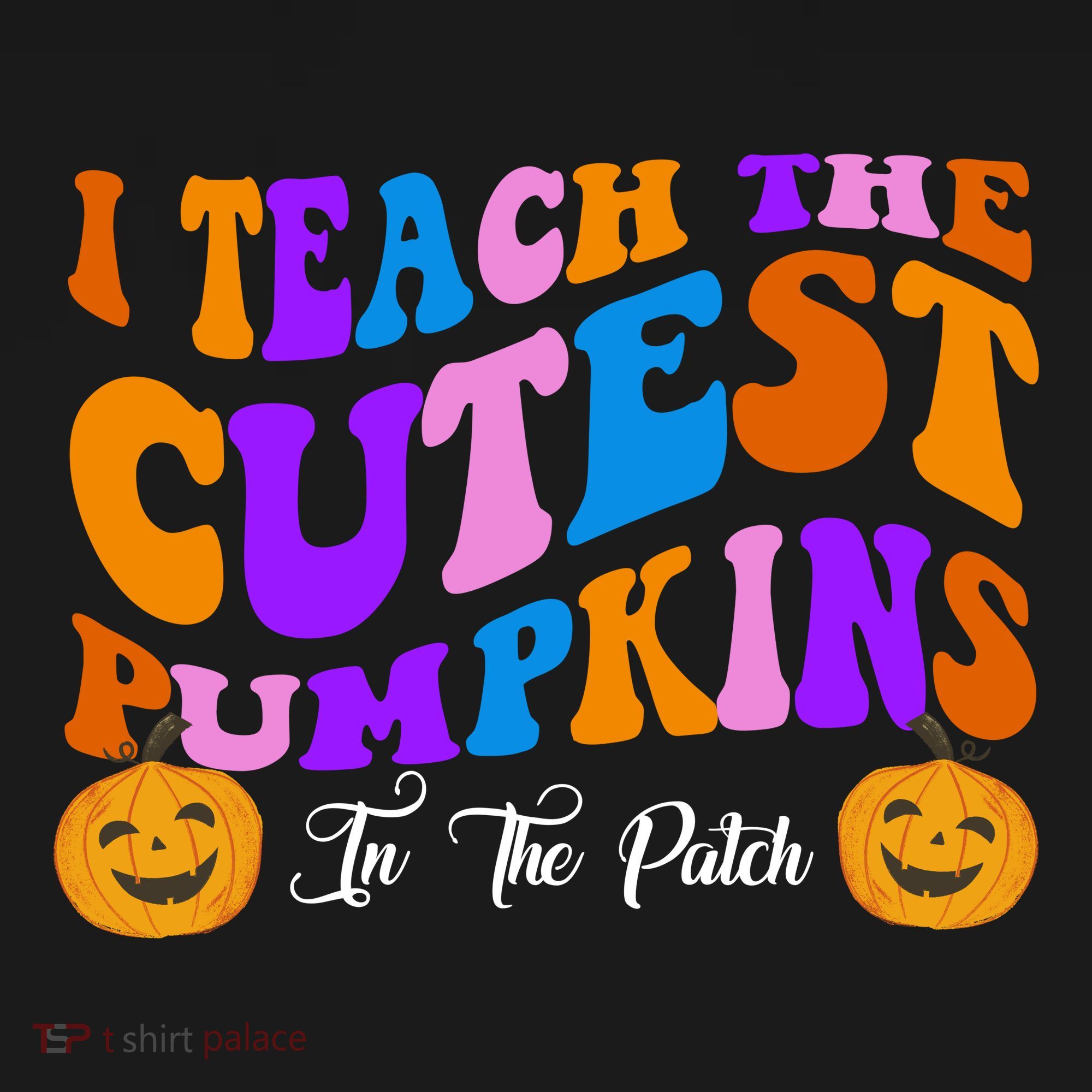 I Teach The Cutest Pumpkins In The Patch Halloween Teacher Women's Hoodie