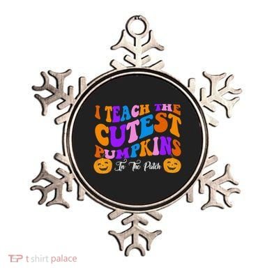 I Teach The Cutest Pumpkins In The Patch Halloween Teacher Ornament