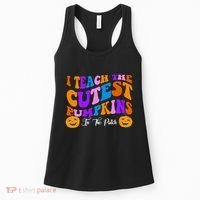 I Teach The Cutest Pumpkins In The Patch Halloween Teacher Women's Tank Top thumb 0