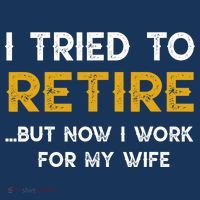 I Tried To Retire But Now I Work For My Wife Women's Tank Top thumb 5