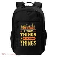 I Tow Things And I Know Things Backpack thumb 0