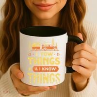 I Tow Things And I Know Things Coffee Mug thumb 3