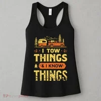 I Tow Things And I Know Things Women's Tank Top thumb 3