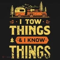 I Tow Things And I Know Things Tank Top thumb 6