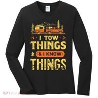 I Tow Things And I Know Things Women's Long Sleeve Shirt thumb 0