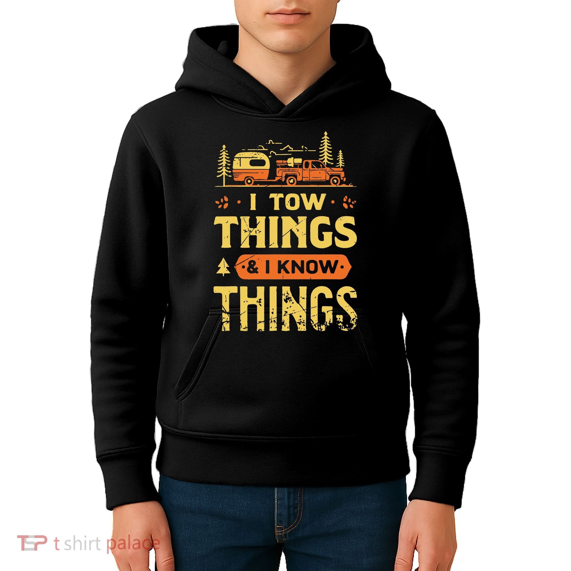 I Tow Things And I Know Things Kids Hoodie