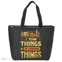 I Tow Things And I Know Things Tote Bag thumb 0