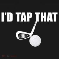 I'd Tap That Funny Golf Ball Tee For Golfing Players Ornament thumb 1