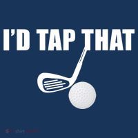 I'd Tap That Funny Golf Ball Tee For Golfing Players Sweatshirt thumb 3