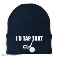 I'd Tap That Funny Golf Ball Tee For Golfing Players Beanie thumb 0