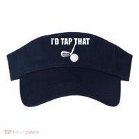 I'd Tap That Funny Golf Ball Tee For Golfing Players Visor thumb 0