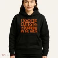 I Teach The Cutest Pumpkins In The Patch Halloween Teacher Hoodie thumb 5
