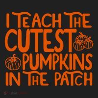 I Teach The Cutest Pumpkins In The Patch Halloween Teacher Beanie thumb 2