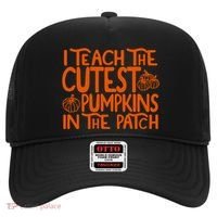 I Teach The Cutest Pumpkins In The Patch Halloween Teacher Hat thumb 0