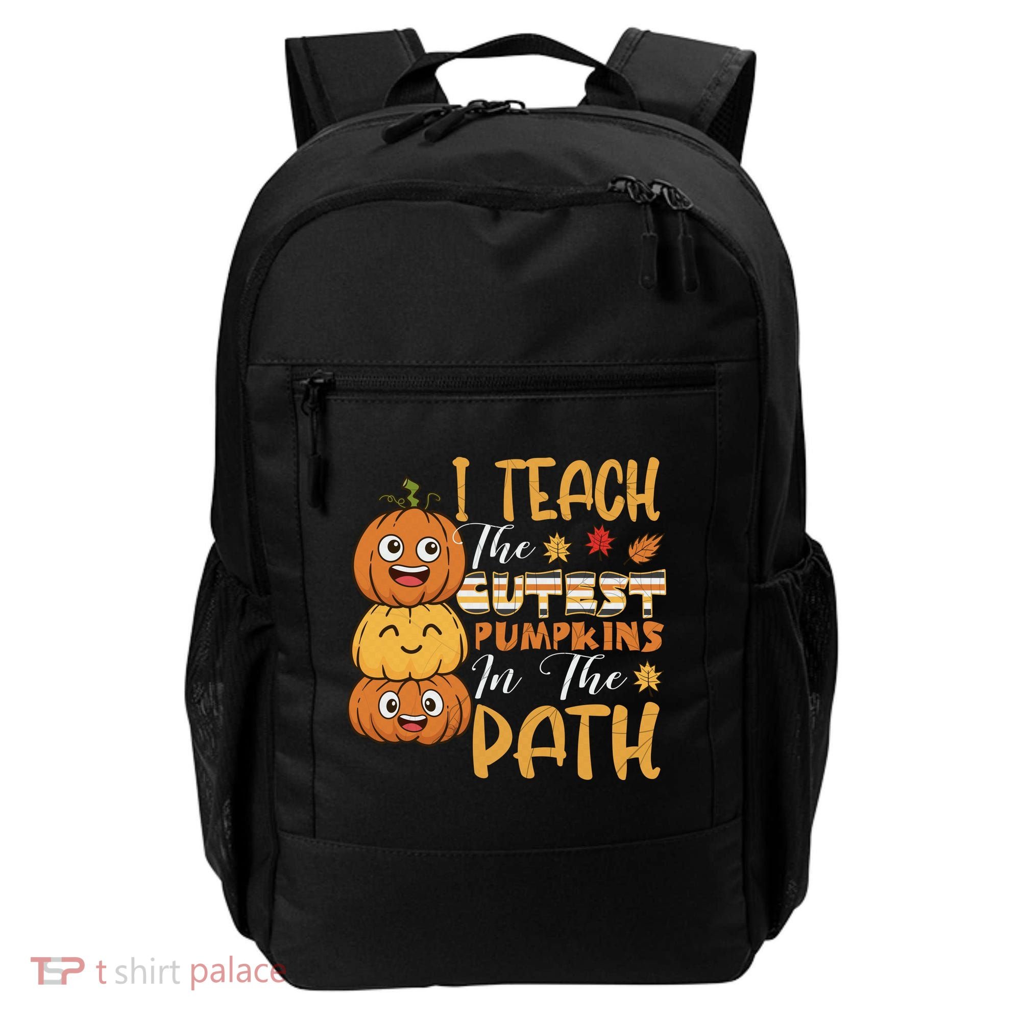 I Teach The Cutest Pumpkins In The Patch Rainbow Girls Boys Backpack