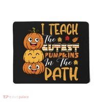 I Teach The Cutest Pumpkins In The Patch Rainbow Girls Boys Mousepad thumb 0