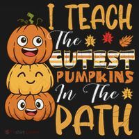 I Teach The Cutest Pumpkins In The Patch Rainbow Girls Boys Women's Tank Top thumb 5