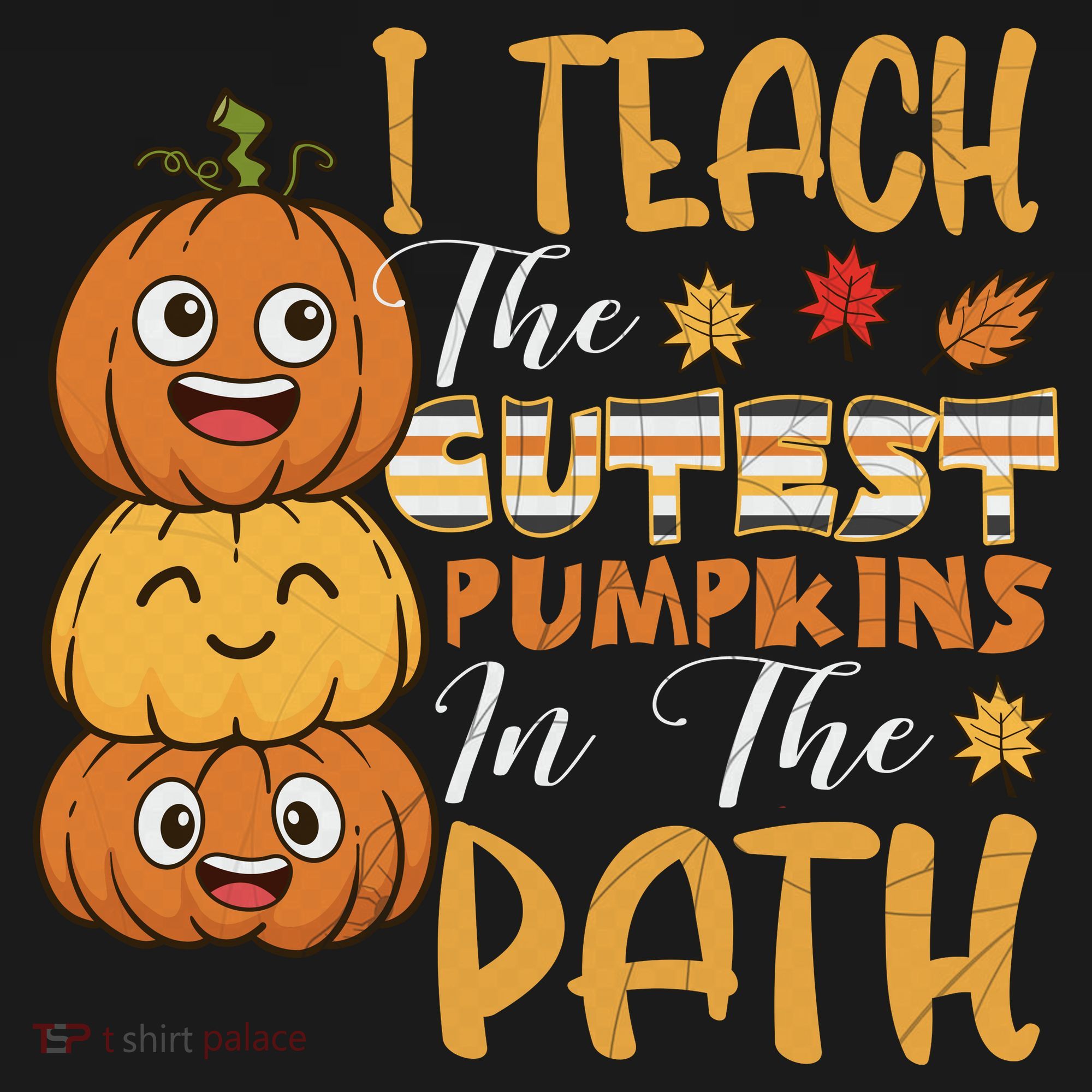 I Teach The Cutest Pumpkins In The Patch Rainbow Girls Boys Kids Sweatshirt