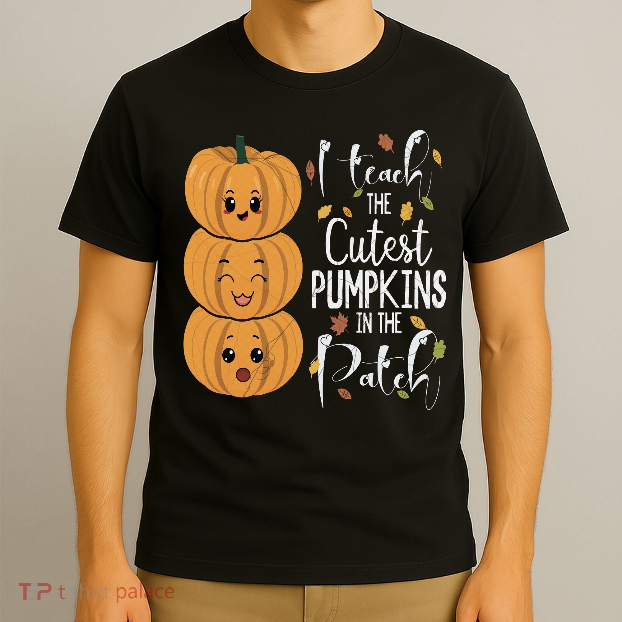 I Teach The Cutest Pumpkins In The Patch Rainbow Girls Boys T-Shirt