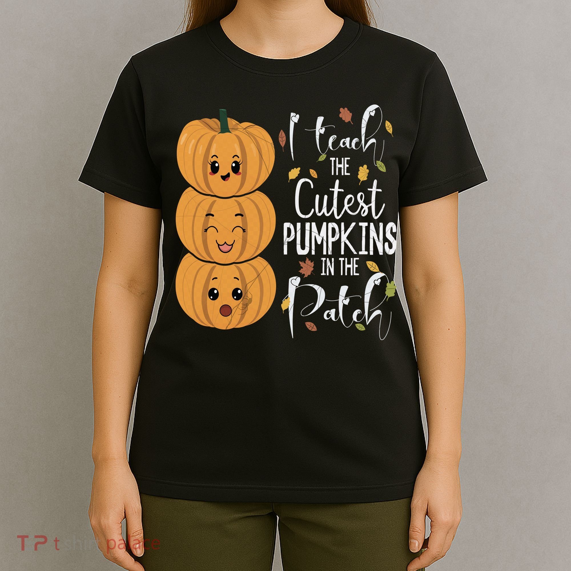 I Teach The Cutest Pumpkins In The Patch Rainbow Girls Boys T-Shirt