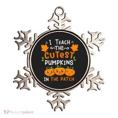 I Teach The Cutest Pumpkins In The Patch Halloween Quote Ornament