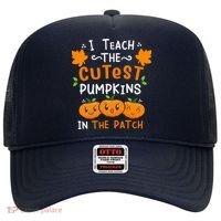 I Teach The Cutest Pumpkins In The Patch Halloween Quote Hat thumb 0