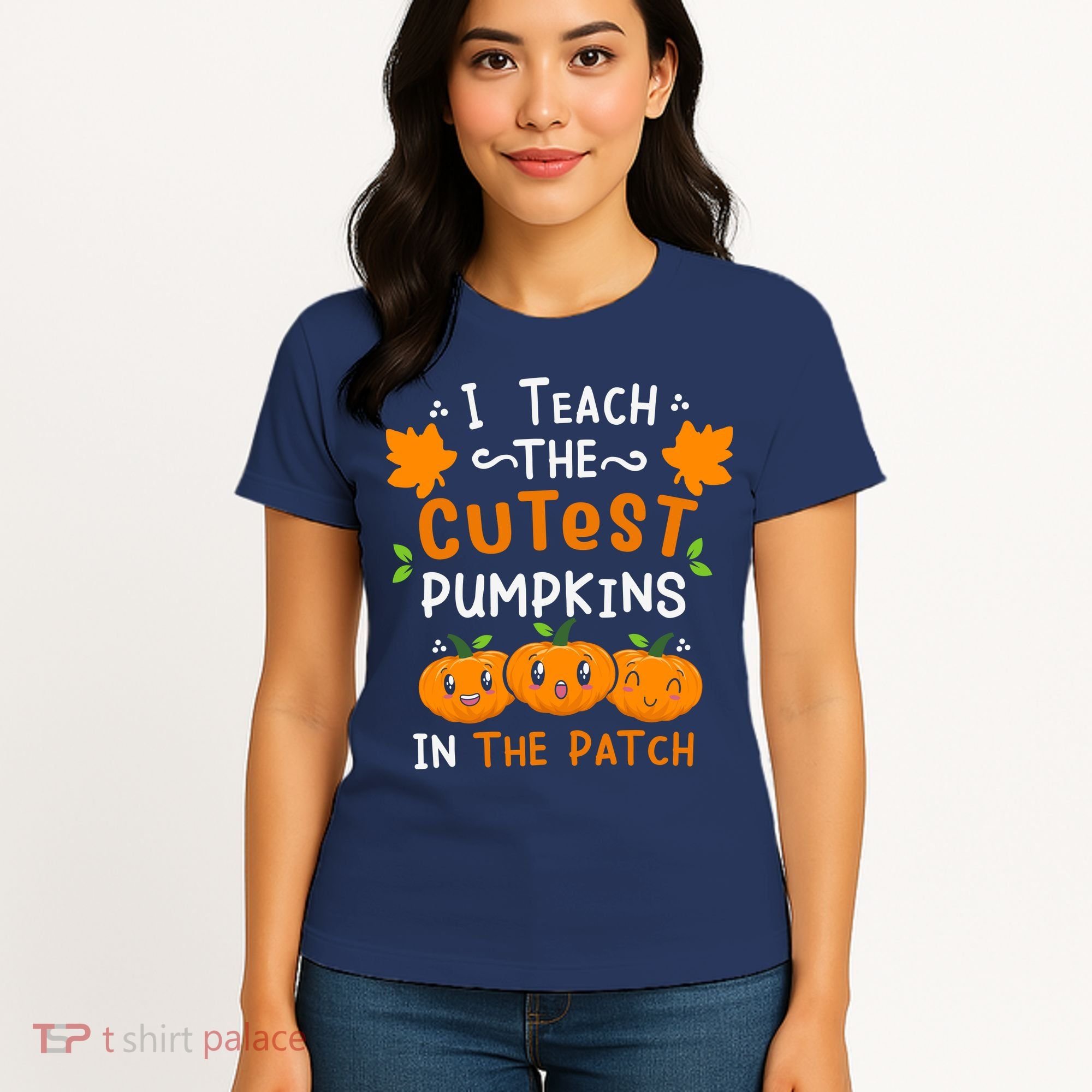 I Teach The Cutest Pumpkins In The Patch Halloween Quote Women's T-Shirt