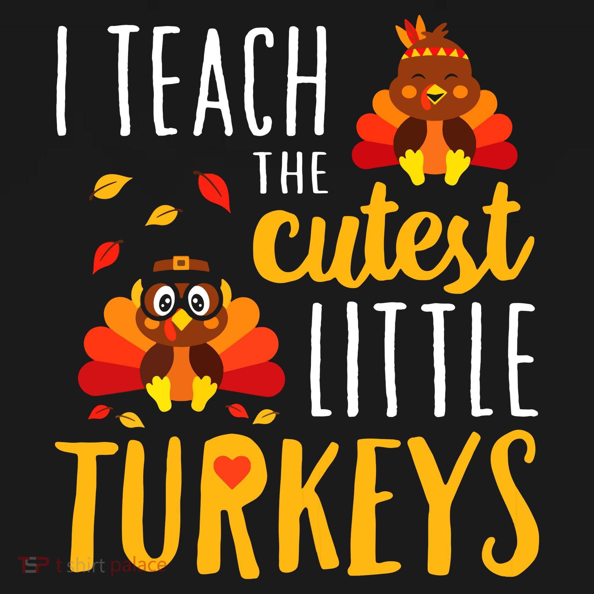 I Teach The Cutest Little Turkeys School Thankful Backpack
