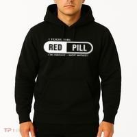 I Took The Red Pill I'm Awake Not Woke Pullover Hoodie Hoodie thumb 2