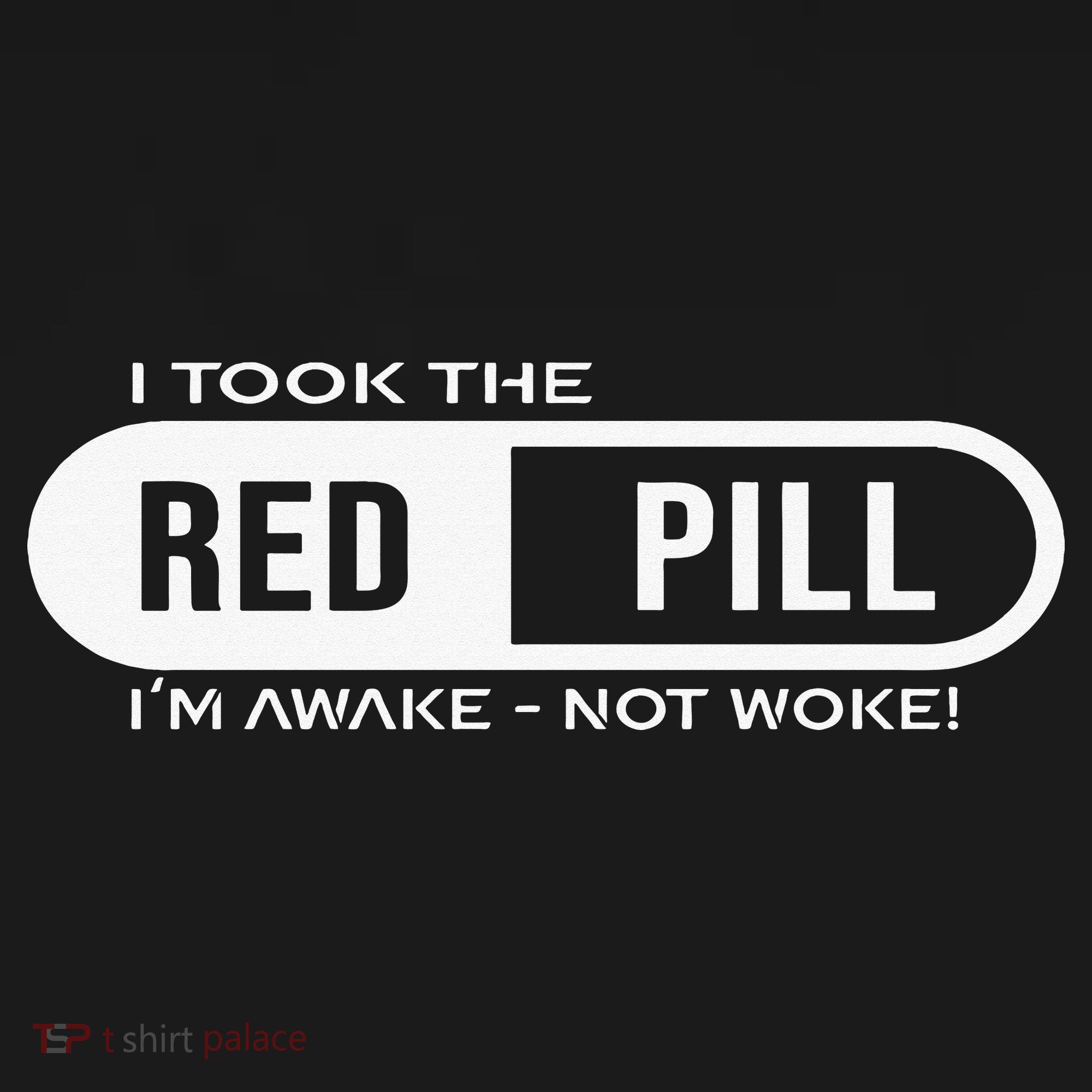 I Took The Red Pill I'm Awake Not Woke Pullover Hoodie Women's Tank Top
