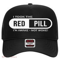 I Took The Red Pill I'm Awake Not Woke Pullover Hoodie Hat thumb 0
