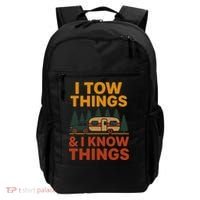 I Tow Things And I Know Things Backpack thumb 0
