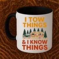 I Tow Things And I Know Things Coffee Mug thumb 2