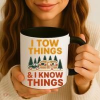 I Tow Things And I Know Things Coffee Mug thumb 3