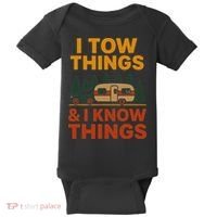 I Tow Things And I Know Things Baby Bodysuit thumb 0