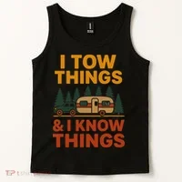 I Tow Things And I Know Things Tank Top thumb 2