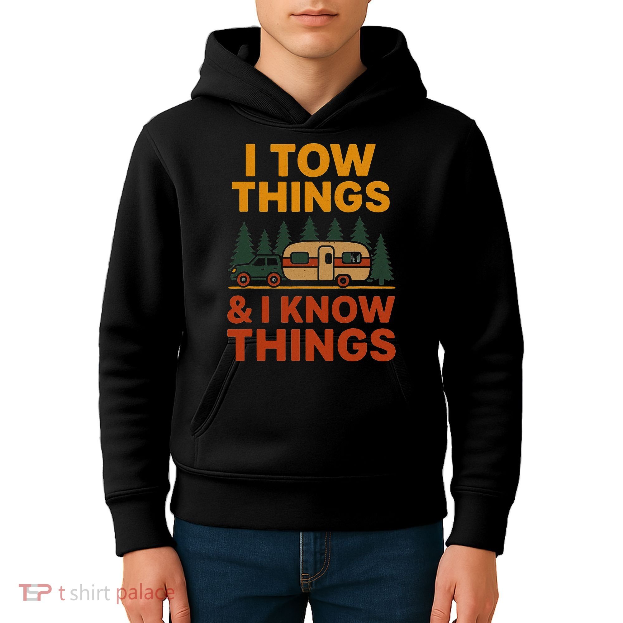 I Tow Things And I Know Things Kids Hoodie
